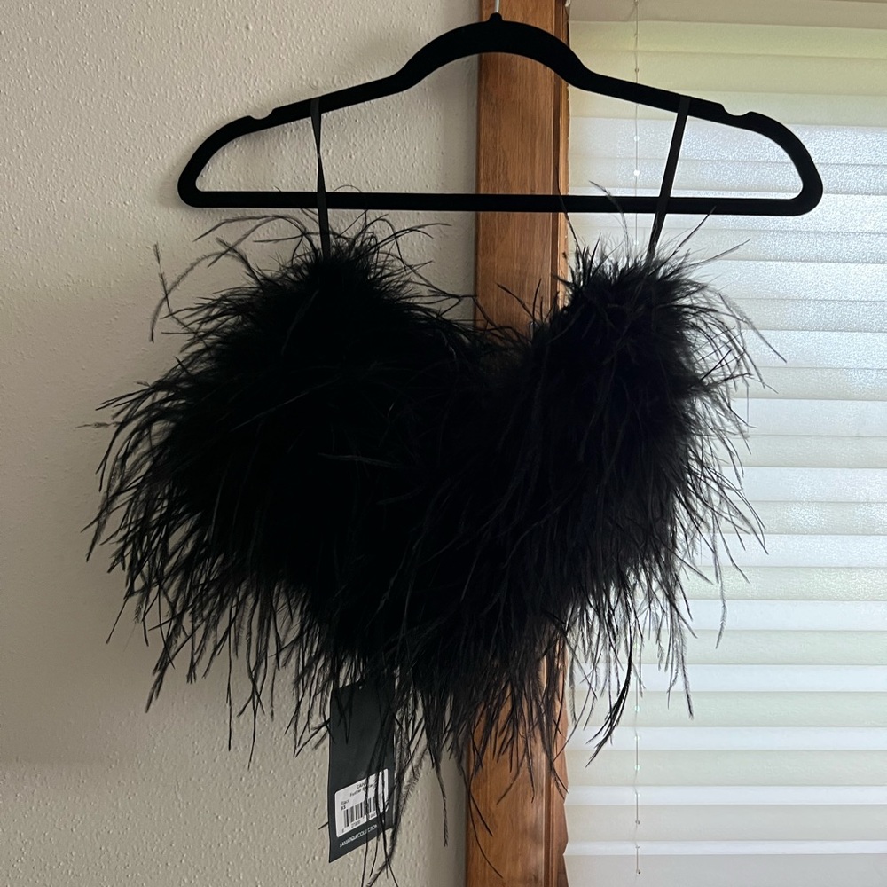 LAMARQUE ZAINA Feather Bustier